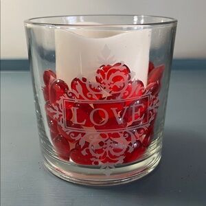 Valentine “Love” Candle Holder